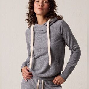 NSF Lisse Fitted Melange Terry Hoodie 100% Cotton